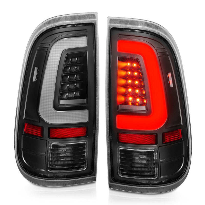 Load image into Gallery viewer, ANZO 2008-2016 Ford F-250 LED Taillights Black Housing Clear Lens (Pair)
