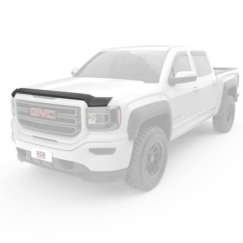 Load image into Gallery viewer, EGR 14+ GMC Sierra Superguard Hood Shield - Matte (301585)
