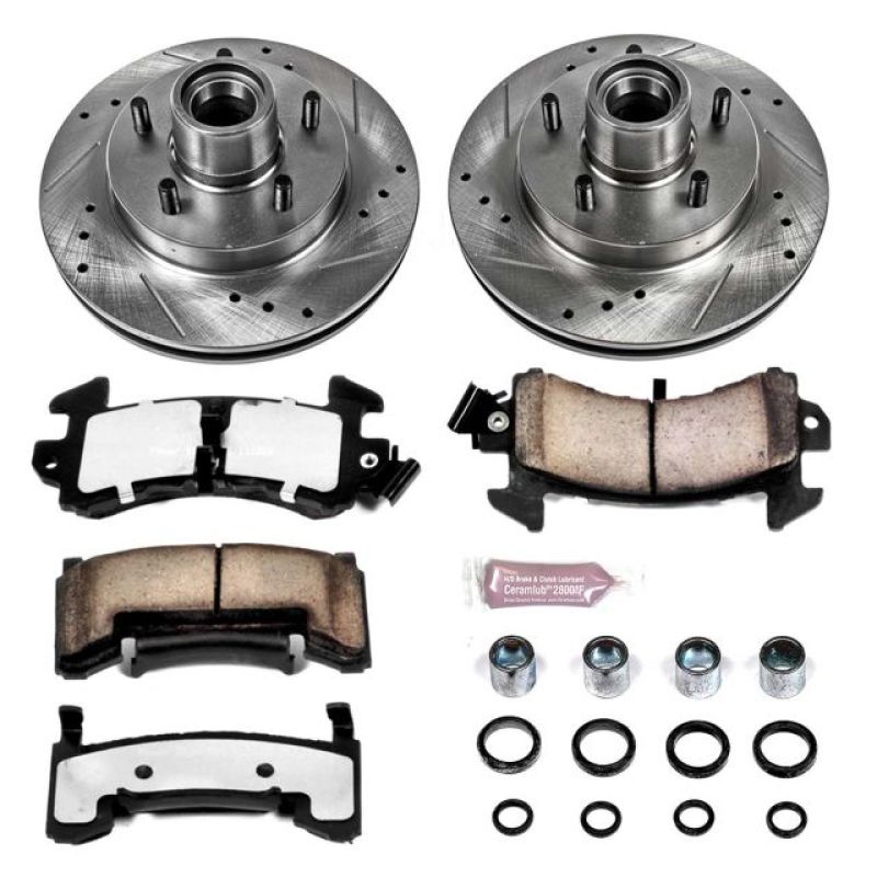 Load image into Gallery viewer, Power Stop 82-87 Buick Regal Front Z36 Truck &amp; Tow Brake Kit
