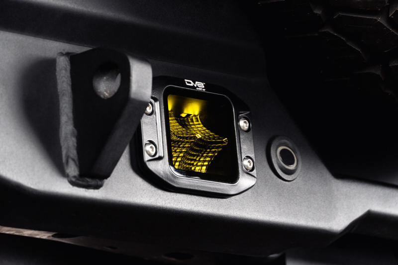 Load image into Gallery viewer, DV8 3-Inch Elite Series LED Amber Flush Mount Pod Light
