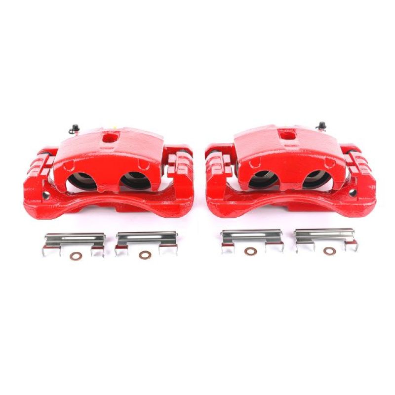 Load image into Gallery viewer, Power Stop 02-06 Cadillac Escalade Front or Rear Red Calipers w/Brackets - Pair
