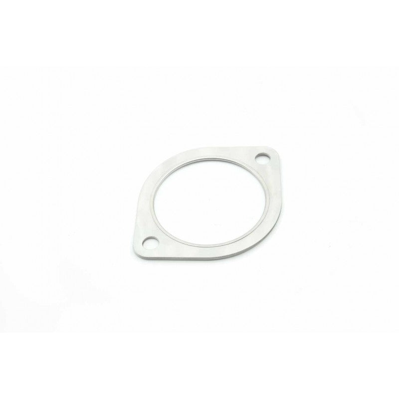 Load image into Gallery viewer, Turbo XS 76mm (3in) ID 2 Hole 105mm Bolt Hole Distance 7 Layer 304SS 1.75mm Thick Gasket
