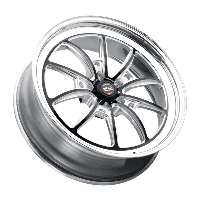 Load image into Gallery viewer, Weld S80 20x8 / 5x115 BP / 5.3in BS Black Wheel (High Pad) - Non-Beadlock
