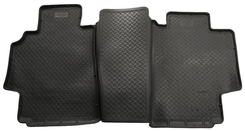 Load image into Gallery viewer, Husky Liners 98-01 Dodge Ram 1500/2500/3500 Quad Cab Classic Style 2nd Row Black Floor Liners
