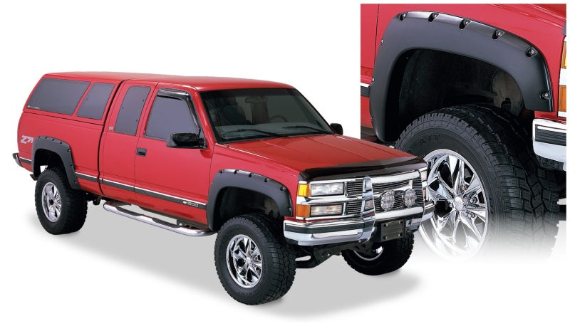 Load image into Gallery viewer, Bushwacker 88-99 Chevy C1500 Pocket Style Flares 4pc - Black
