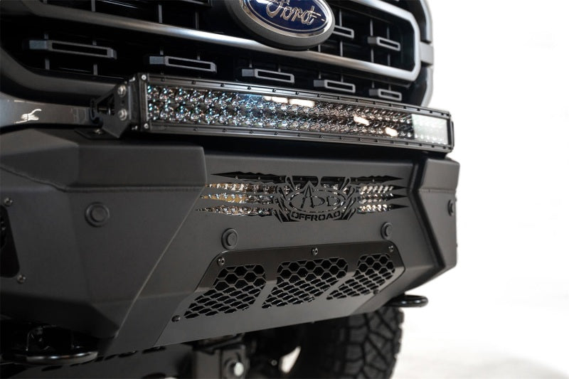 Load image into Gallery viewer, Addictive Desert Designs 2021 Ford F-150 HoneyBadger Front Bumper w/ Top Hoop
