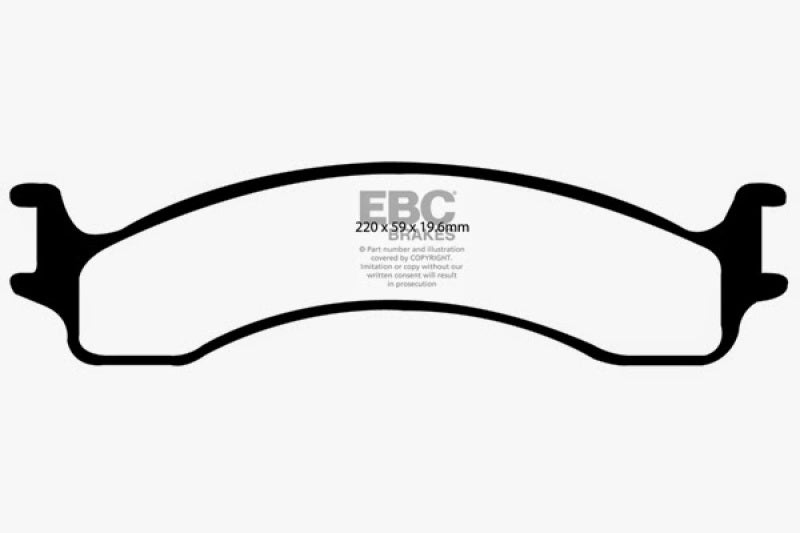 Load image into Gallery viewer, EBC 00-02 Dodge Ram 2500 Pick-up 5.2 2WD Greenstuff Front Brake Pads
