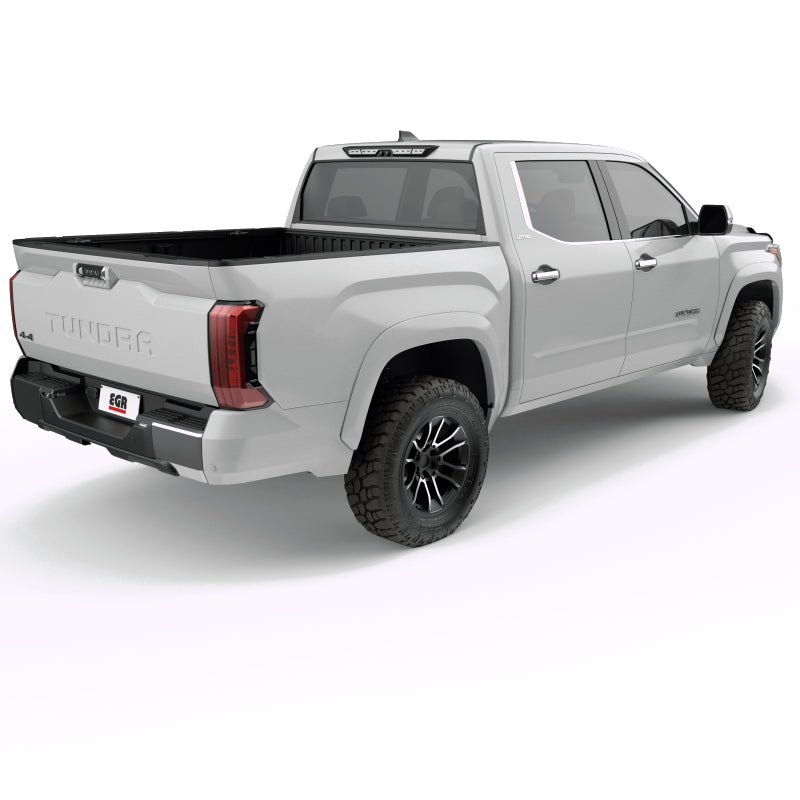 Load image into Gallery viewer, EGR 22-24 Toyota Tundra 66.7in Bed Summit Fender Flares (Set of 4) - Painted to Code White
