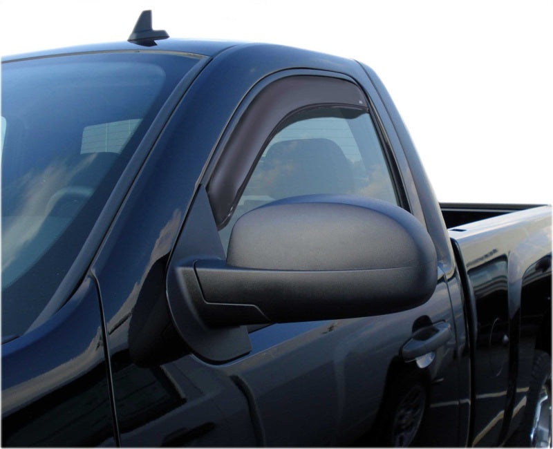 Load image into Gallery viewer, AVS 07-13 Chevy Silverado 1500 Standard Cab Ventvisor In-Channel Window Deflectors 2pc - Smoke
