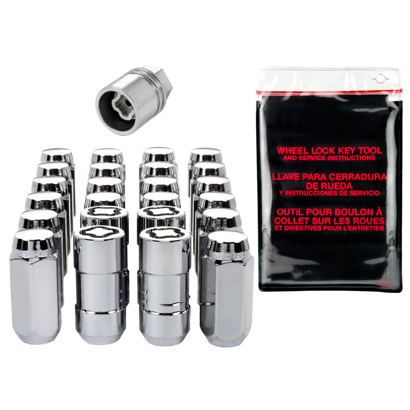 Load image into Gallery viewer, McGard 6 Lug Hex Install Kit w/Locks (Cone Seat Nut) M14X1.5 / 13/16 Hex / 1.945in. L - Chrome
