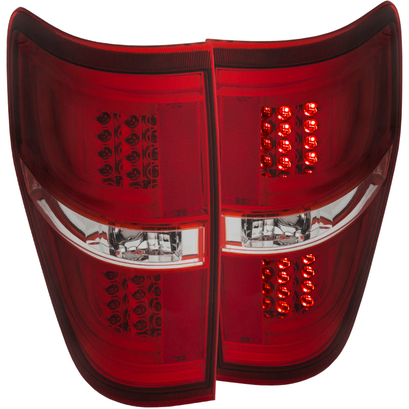 Load image into Gallery viewer, ANZO 2009-2013 Ford F-150 LED Taillights Red/Clear
