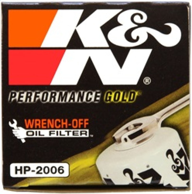 Load image into Gallery viewer, K&amp;N Universal Performance Gold Oil Filter
