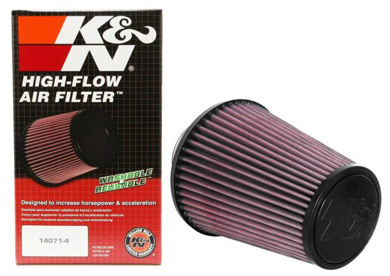 Load image into Gallery viewer, K&amp;N Universal Tapered Filter 3in Flange ID x 6in Base OD x 4in Top OD x 6.75in Height
