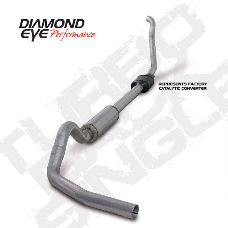 Load image into Gallery viewer, Diamond Eye KIT 4in Turbo Back Single AL: 94-97 FORD 7.3L F250/F350 PWRSTROKE NFS W/ CARB EQUIV STDS
