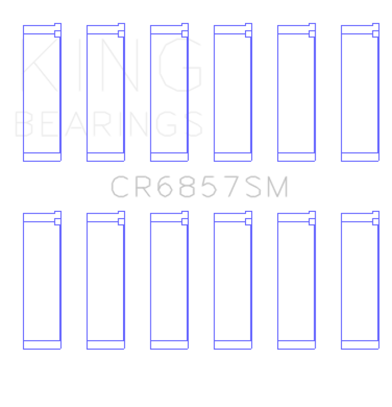 Load image into Gallery viewer, King Engine Bearings Chrysler Pentastar 3.6L ERB V6 Connecting Rod Bearing Set - Size STD
