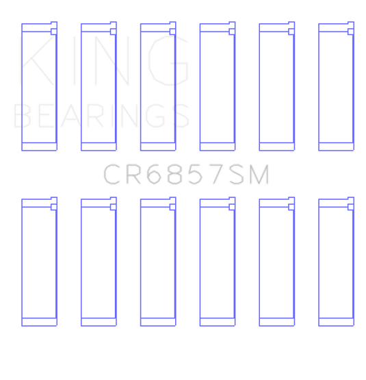 King Engine Bearings Chrysler Pentastar 3.6L ERB V6 Connecting Rod Bearing Set - Size STD