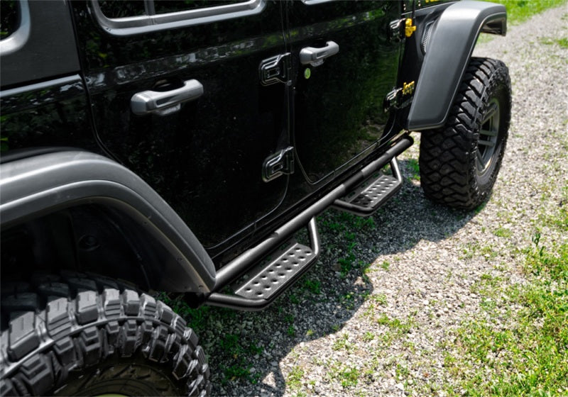 Load image into Gallery viewer, N-Fab RS Nerf Step 07-18 Jeep Wrangler JK 4DR - Full Length - Tex. Black
