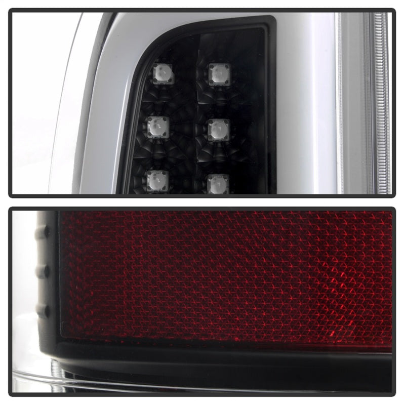 Load image into Gallery viewer, Spyder 97-03 Ford F150 Stylsd. F250/350 V3 Light Bar LED Tail Lights - Blk ALT-YD-FF15097V3-LBLED-BK
