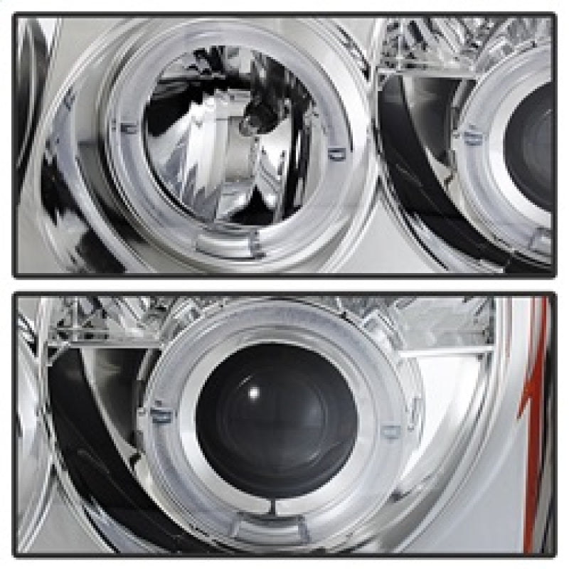 Load image into Gallery viewer, Spyder Jeep Grand Cherokee 05-07 Projector Headlights LED Halo LED Chrm Low 9006 PRO-YD-JGC05-HL-C
