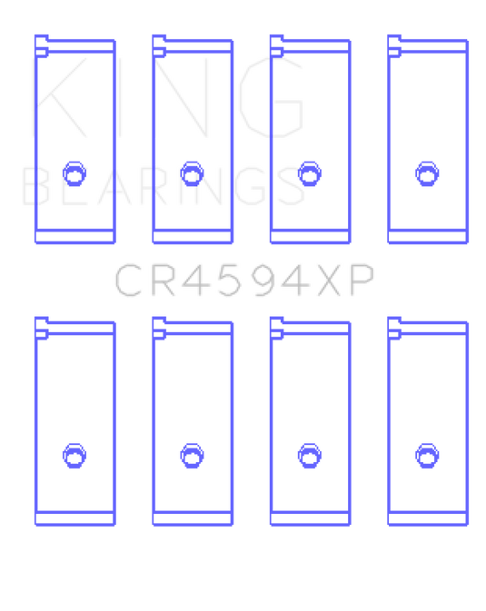 King Engine Bearings Suzuki M18A/M16A/M16A (Size STD) Performance Rod Bearing Set