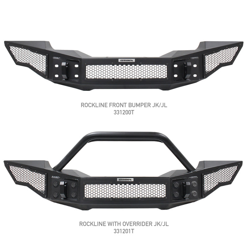 Load image into Gallery viewer, Go Rhino 07-20 Jeep Wrangler JL/JLU/JK/JKU/Gladiator JT Rockline Full Width Bumper
