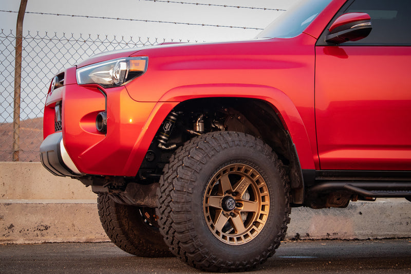 Load image into Gallery viewer, ICON Raider 17x8.5 6x5.5 0mm Offset 4.75in BS Satin Brass Wheel
