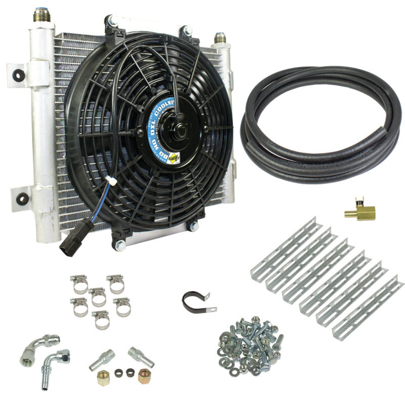 Load image into Gallery viewer, BD Diesel Xtruded Trans Oil Cooler - 5/8 inch Cooler Lines
