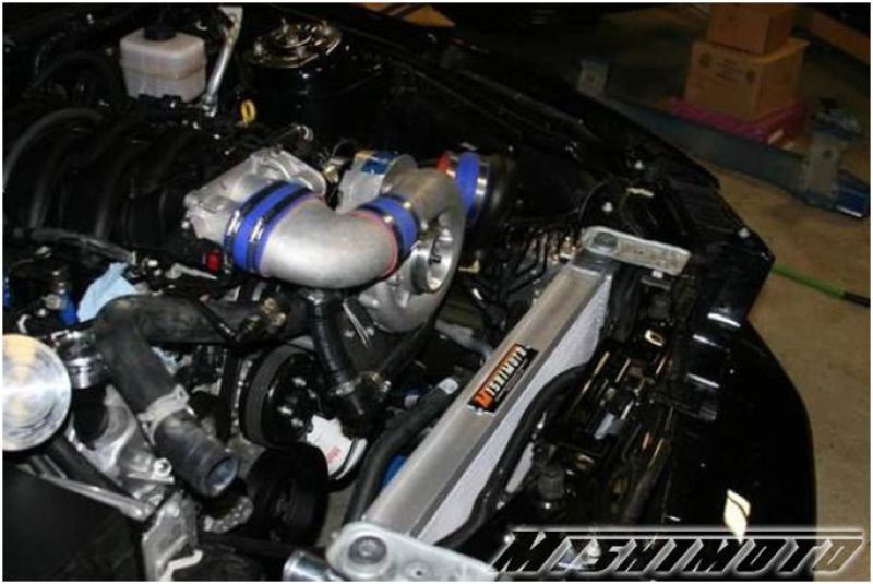 Load image into Gallery viewer, Mishimoto 05+ Ford Mustang Manual Aluminum Radiator
