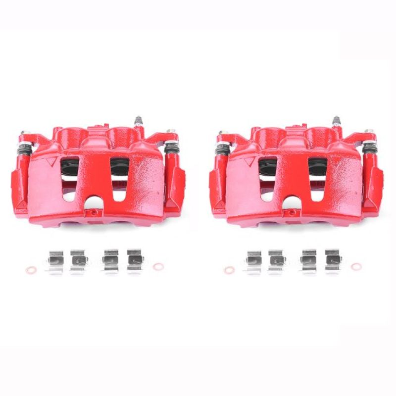 Load image into Gallery viewer, Power Stop 2017 Chrysler Pacifica Front Red Calipers w/Brackets - Pair
