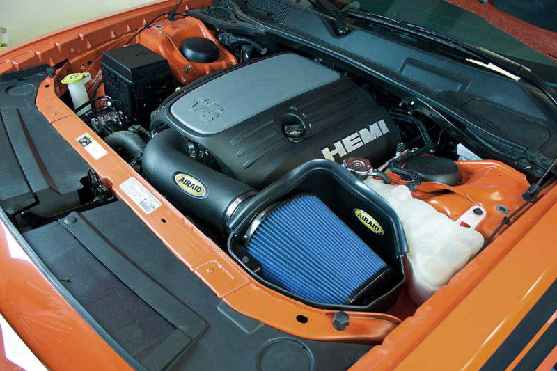 Load image into Gallery viewer, Airaid 11-14 Dodge Charger/Challenger MXP Intake System w/ Tube (Dry / Blue Media)

