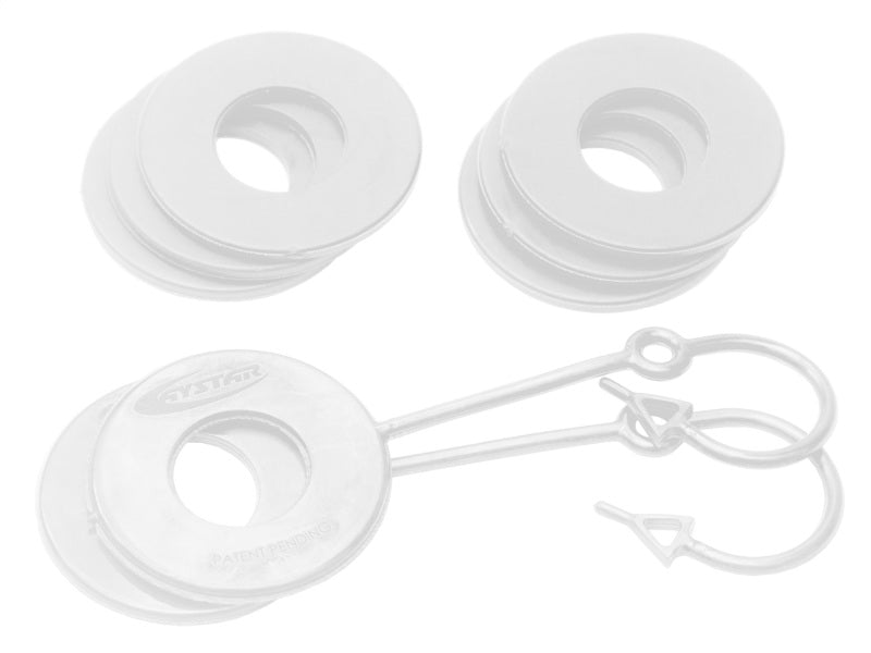 Load image into Gallery viewer, Daystar Fluorescent White Locking D Ring Isolator w/Washer Kit
