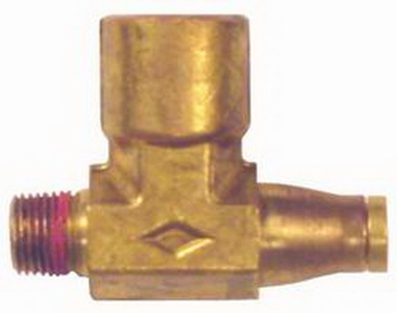 Load image into Gallery viewer, Firestone Compressor Tee 1/4in. x 1/8in. NPMT x 1/8in. NPFT Air Fitting - Single (WR17603066)
