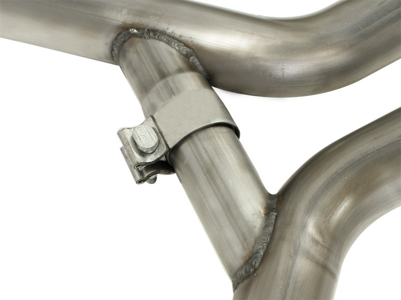 Load image into Gallery viewer, aFe MACHForce XP Exhaust 2.5in Stainless Steel CB/10-13 Chevy Camaro V6-3.6L (td) (gloss blk tip)
