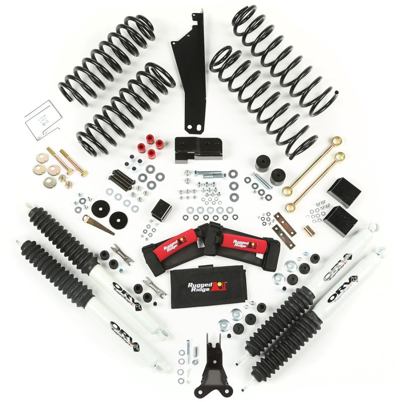 Load image into Gallery viewer, Rugged Ridge 2.5in Lift Kit with Shocks 07-18 Jeep Wrangler JK
