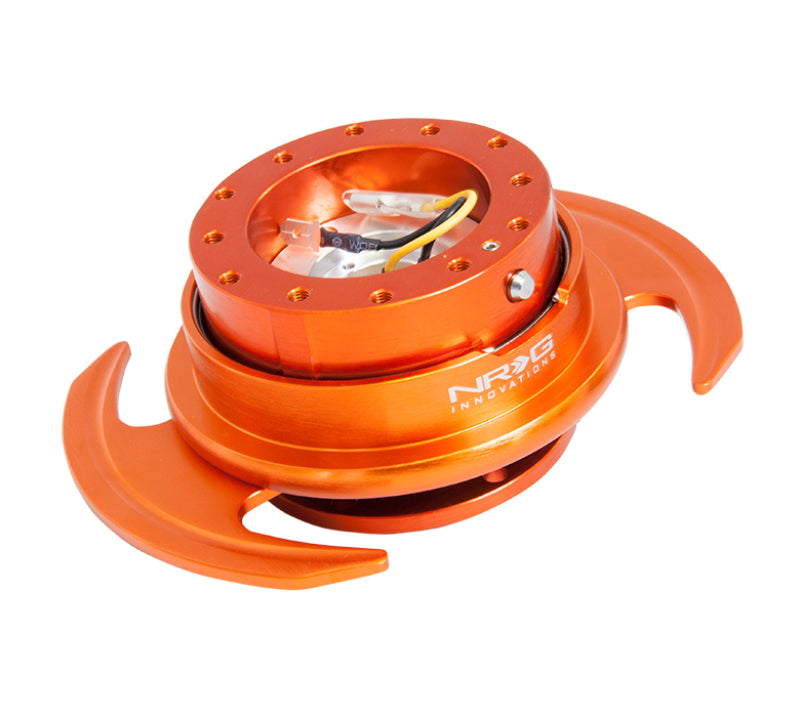 Load image into Gallery viewer, NRG Quick Release Kit Gen 3.0 - Orange Body / Orange Ring w/Handles
