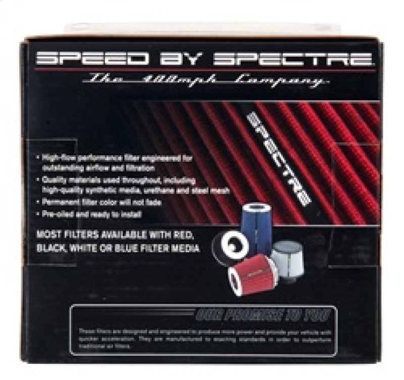 Load image into Gallery viewer, Spectre Adjustable Conical Air Filter 5-1/2in. Tall (Fits 3in. / 3-1/2in. / 4in. Tubes) - Red
