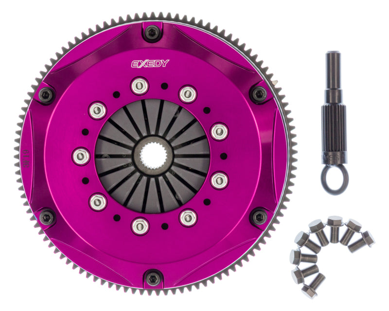 Load image into Gallery viewer, Exedy 1989-1994 Nissan 240SX Hyper Twin Cerametallic Clutch Sprung Center Disc Push Type Cover
