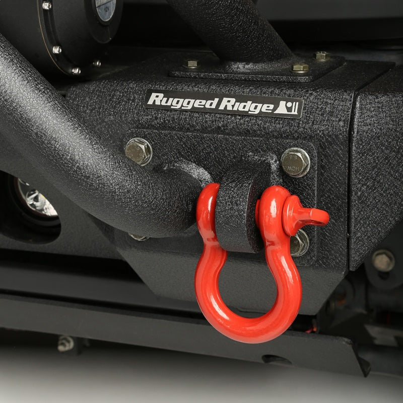 Load image into Gallery viewer, Rugged Ridge Red 9500lb 3/4in D-Ring
