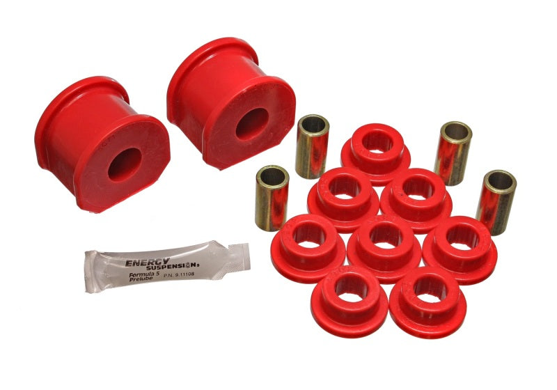 Load image into Gallery viewer, Energy Suspension Ford Truck 3/4in Dia 2in Tall inAin Style Rear Sway Bar Bushing Set - Red
