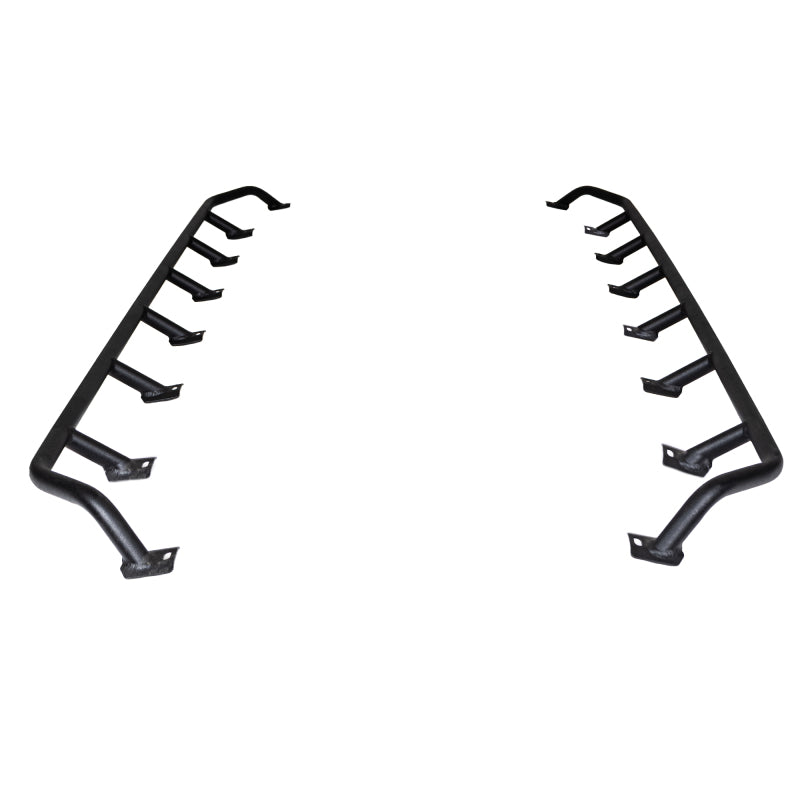 Load image into Gallery viewer, Go Rhino SRM300 Dual Rail Kit (For 80x40in. Rack) - Tex. Blk (Rails ONLY - Req. Platform)
