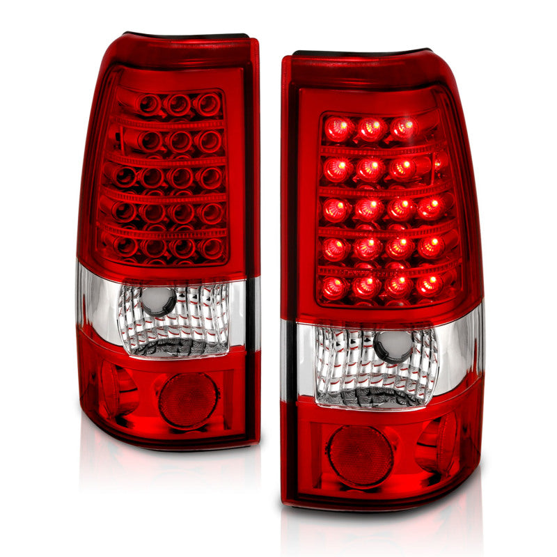 Load image into Gallery viewer, ANZO 1999-2007 Chevrolet Silverado 1500 LED Taillights Red/Clear
