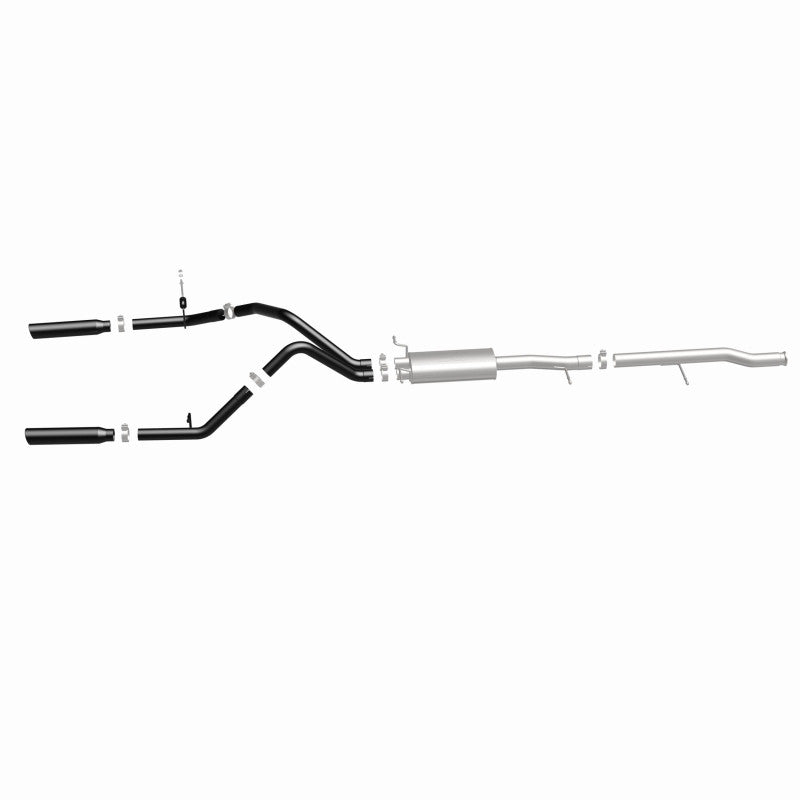 Load image into Gallery viewer, MagnaFlow SYS Cat-Back 3.5in Black Dual Split Rear Tips 10-13 Chevy Silverado / GMC Sierra 5.3L

