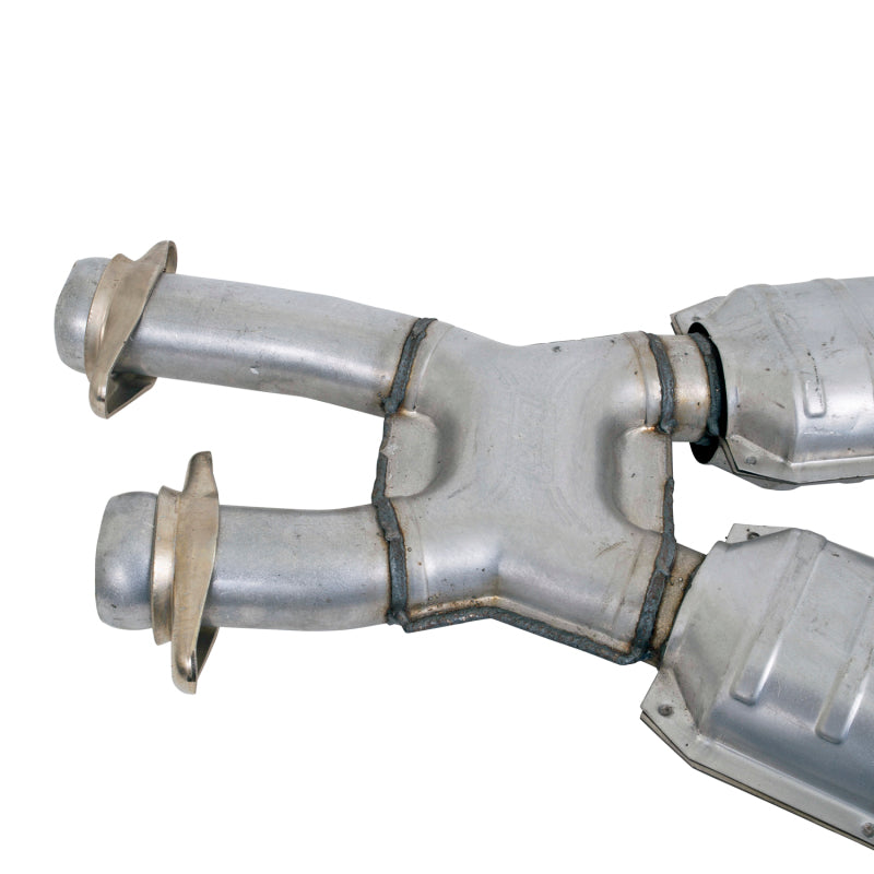 Load image into Gallery viewer, BBK 94-95 Mustang 5.0 High Flow X Pipe With Catalytic Converters - 2-1/2
