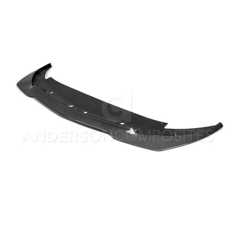 Load image into Gallery viewer, Anderson Composites 2015-2018 Ford Mustang Shelby GT350R Carbon Fiber Front Splitter (1 PC)
