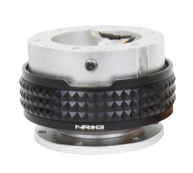 Load image into Gallery viewer, NRG Quick Release Kit - Pyramid Edition - Silver Body / Black Pyramid Ring
