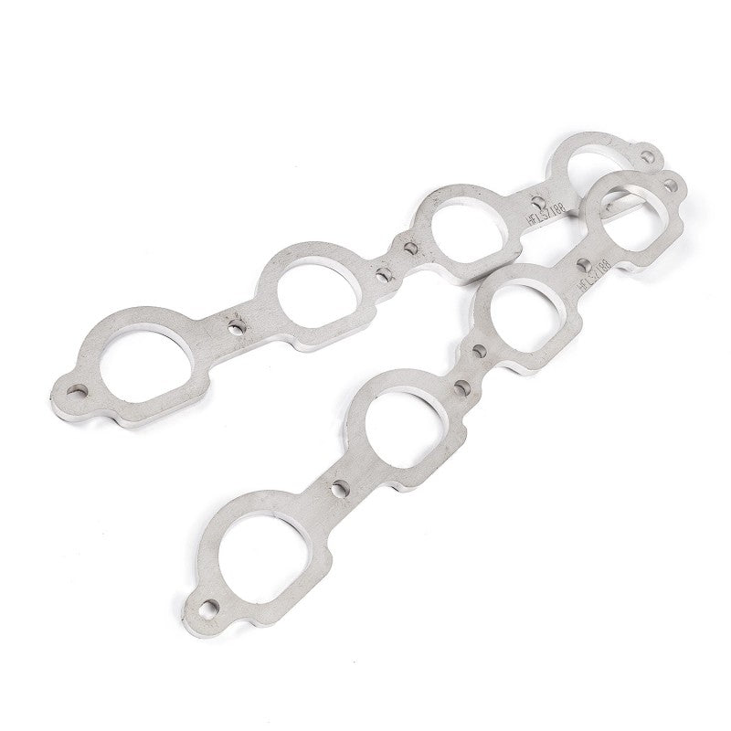 Load image into Gallery viewer, Stainless Works Chevrolet LS7 D-Port Shaped Header 304SS Exhaust Flanges 1-7/8in Primaries
