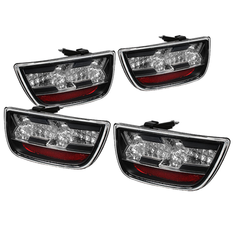 Load image into Gallery viewer, Spyder Chevy Camaro 10-13 LED Tail Lights Black ALT-YD-CCAM2010-LED-BK
