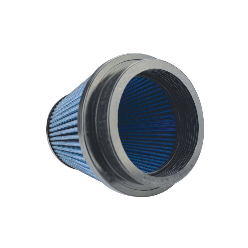 Load image into Gallery viewer, Injen NanoWeb Dry Air Filter 4.0 Flange w/ShurLok / 5.63 Base OD /6.0 Tall /4.0 Top w/Barb Fitting
