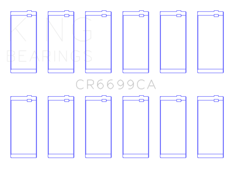 Load image into Gallery viewer, King Engine Bearings Dodge Cummins B-Series L6 (Size Standard) Connecting Rod Bearing Set
