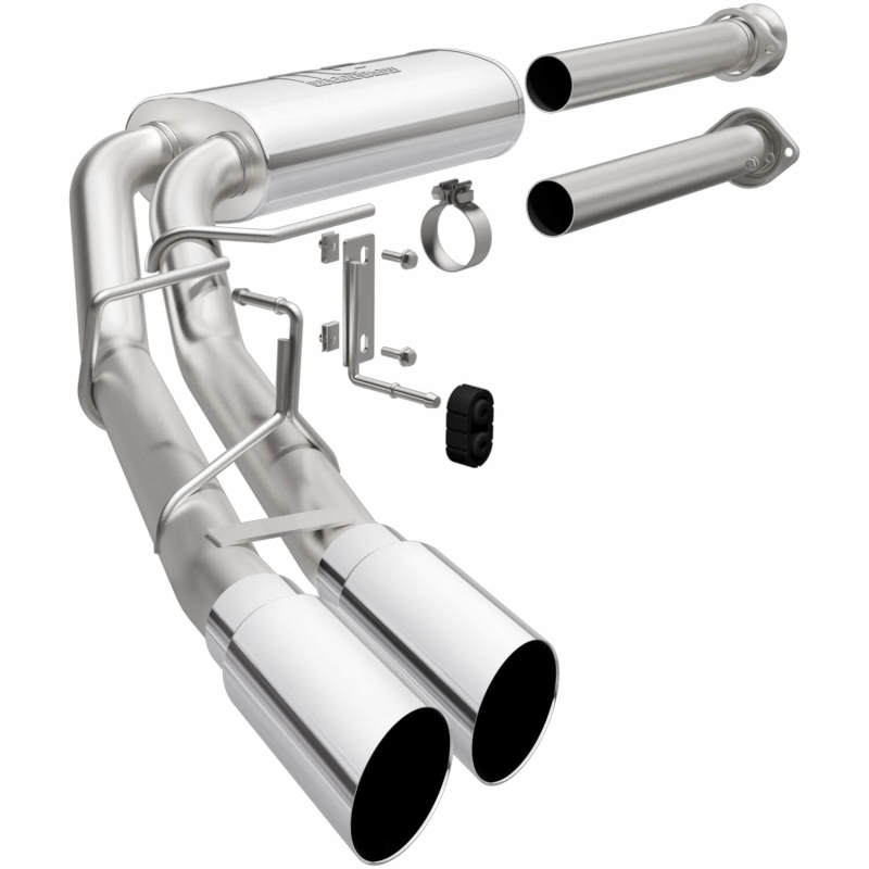 Load image into Gallery viewer, Magnaflow 15-21 Ford F-150 Street Series Cat-Back Performance Exhaust System- Polished Side Exit
